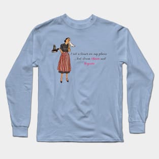 Retro 1950s Housewife - Kitchen Disaster Long Sleeve T-Shirt